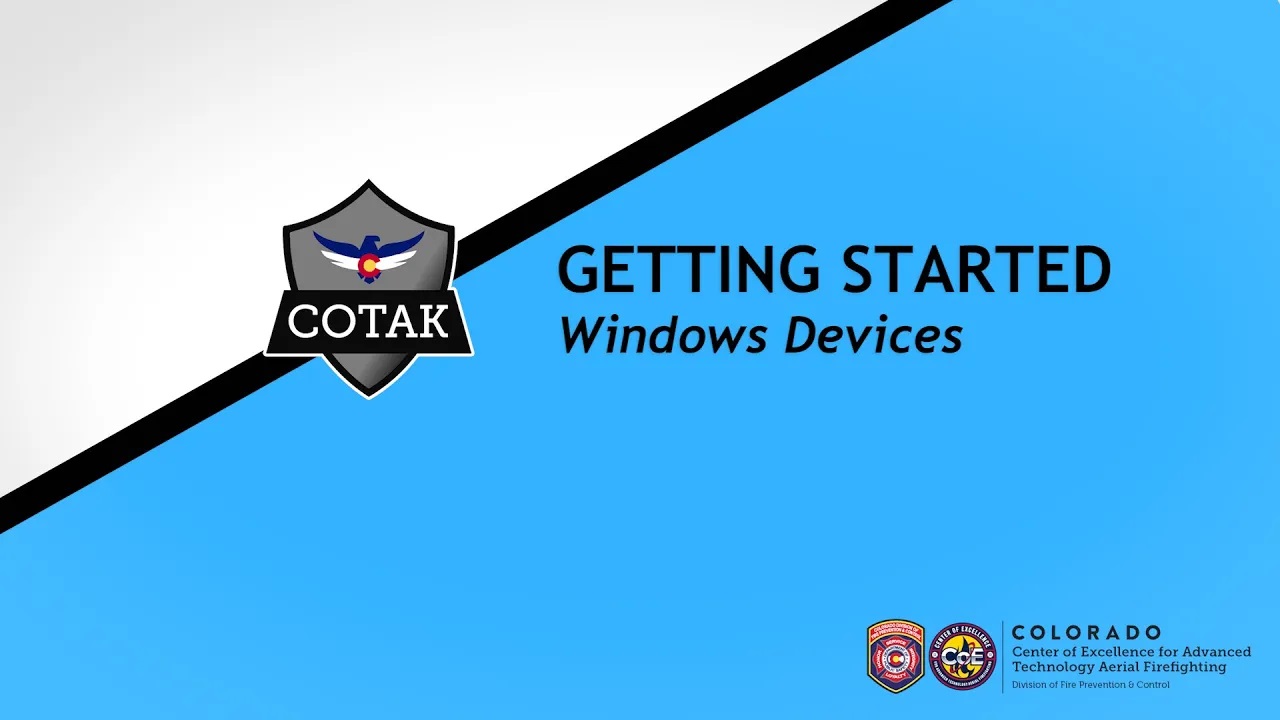 WinTAK TRAINING #1 - Setup WinTAK and Connect to COTAK Server